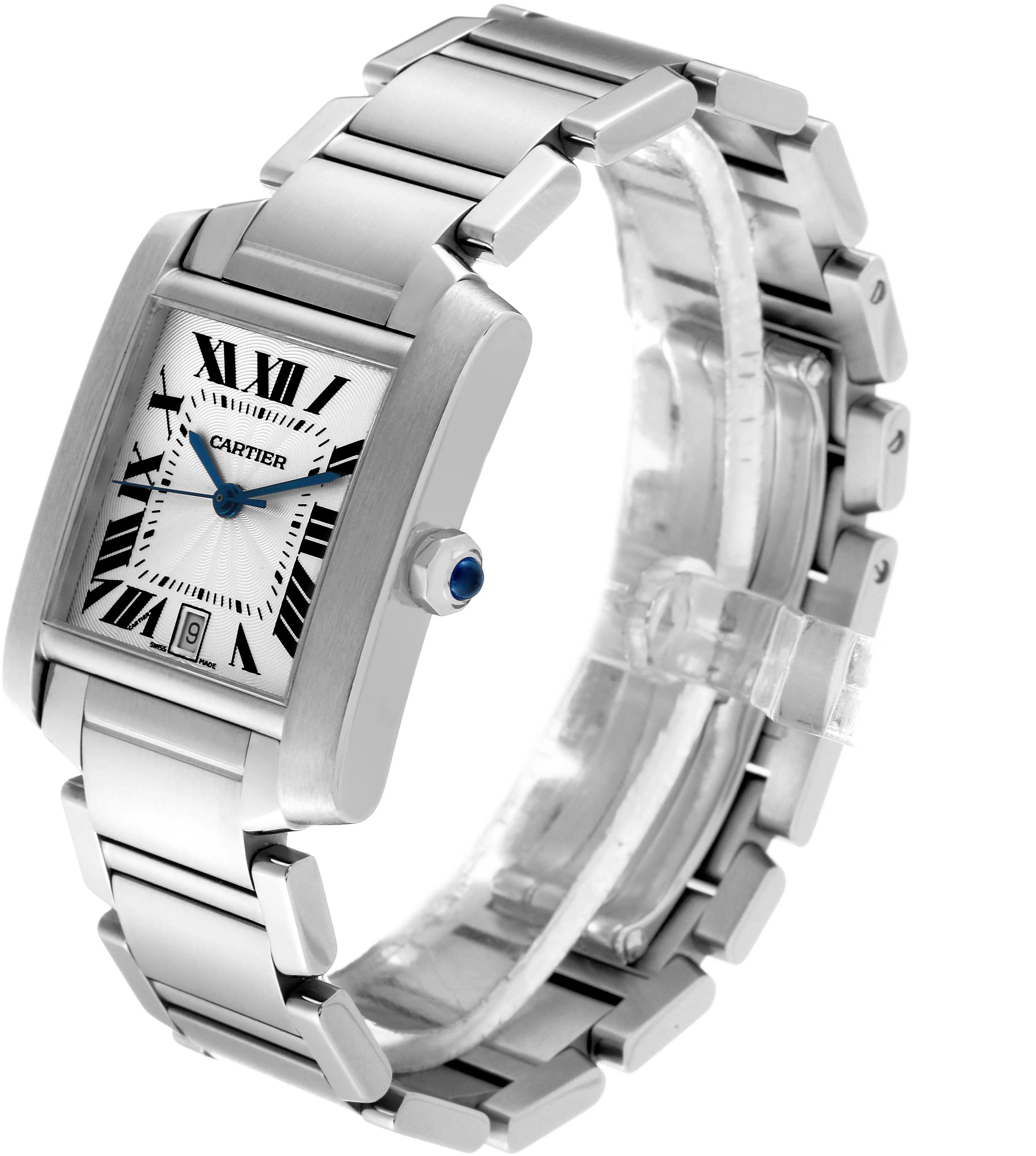 Cartier Tank Française W51002Q3 28mm Stainless steel Silver 3