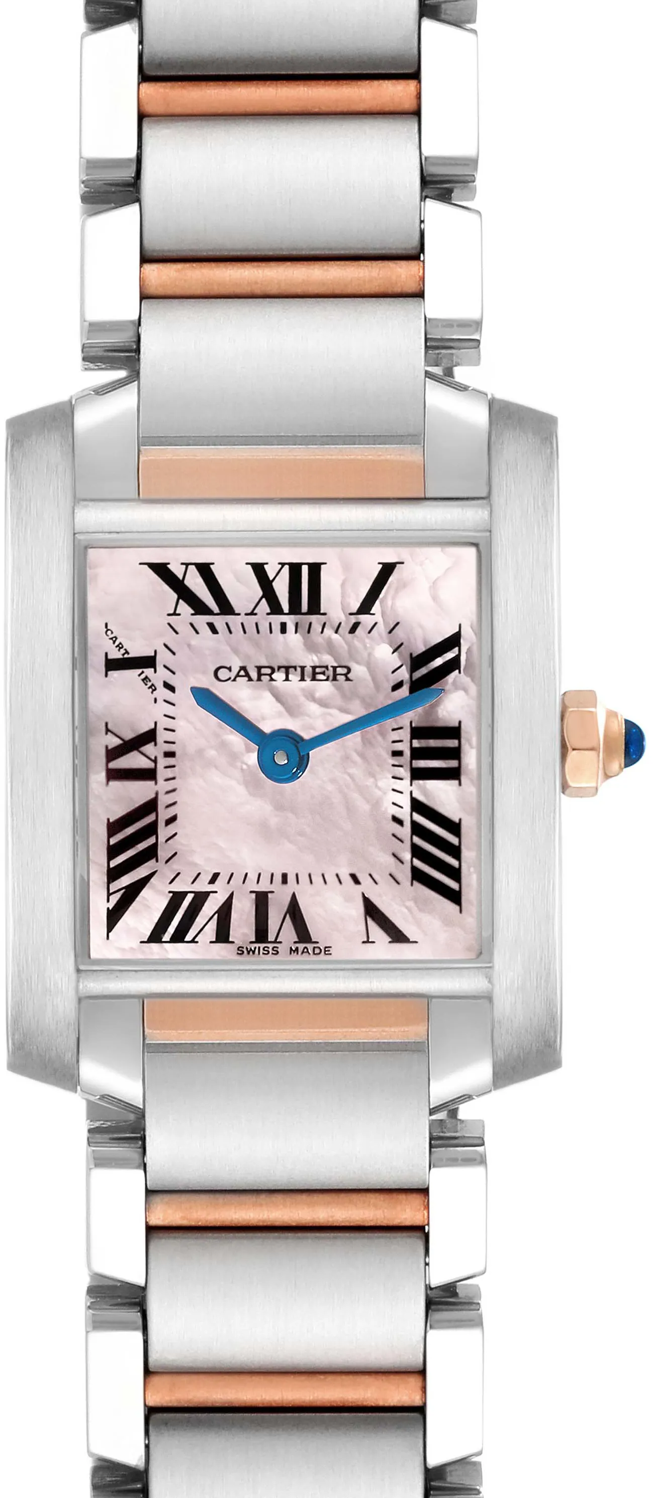 Cartier Tank Française W51027Q4 20mm Stainless steel Rose