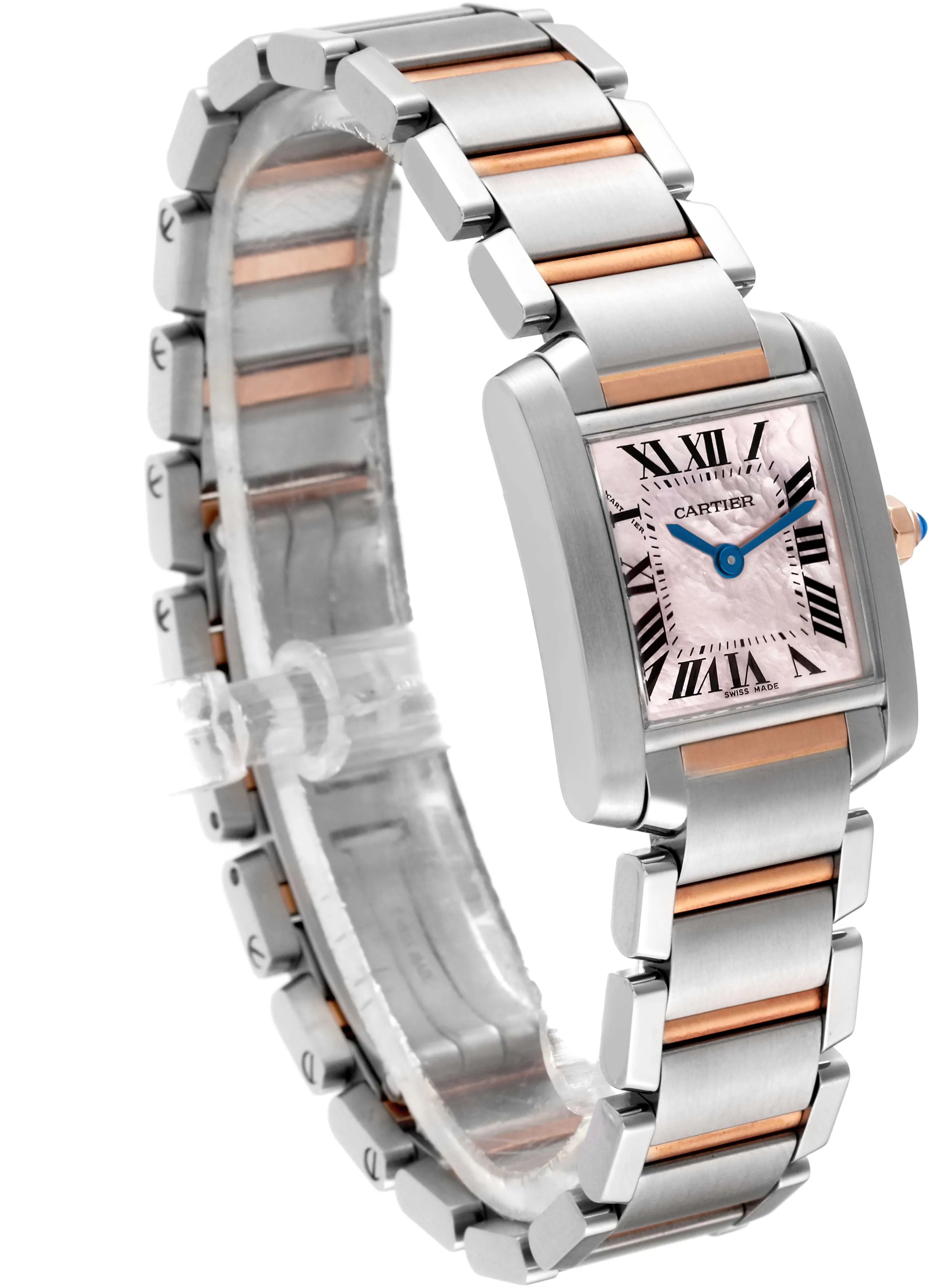 Cartier Tank Française W51027Q4 20mm Stainless steel Rose 2