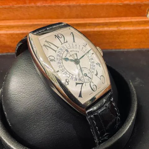 Franck Muller Cintree Curvex 5850 Q 24 45mm White gold Silver 1