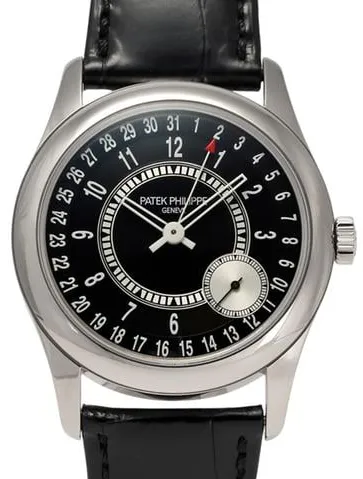 Patek Philippe Calatrava 6006G-001 39mm White gold Black