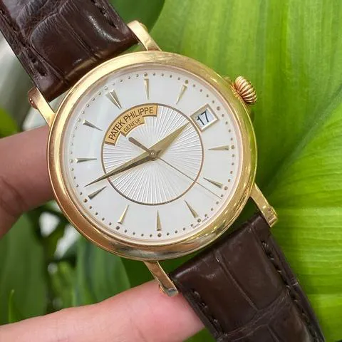 Patek Philippe Calatrava 5153J-001 38mm Yellow gold Silver 1