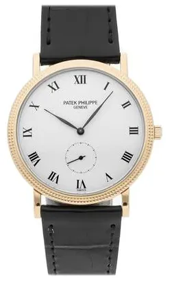 Patek Philippe Calatrava 3919J-001 33mm Yellow gold White