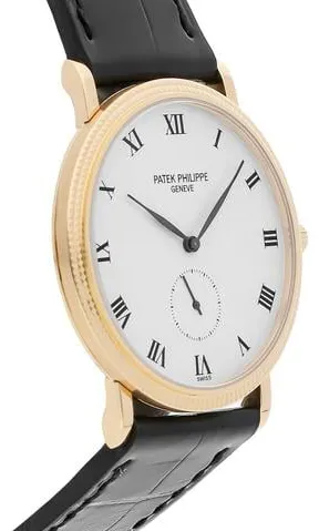 Patek Philippe Calatrava 3919J-001 33mm Yellow gold White 2