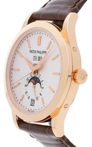 Patek Philippe Annual Calendar 5396R-011 38mm Rose gold Silver 1