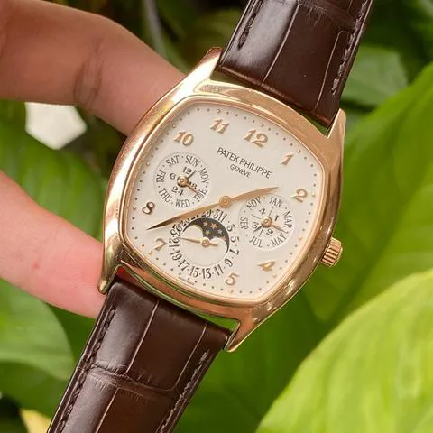 Patek Philippe Perpetual Calendar 5940R-001 37mm Rose gold Silver 2