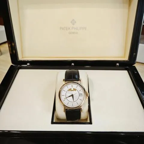 Patek Philippe Calatrava 5153J-001 38mm Yellow gold Silver 4