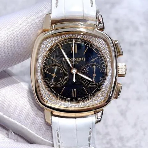 Patek Philippe Chronograph 7071R-010 35mm Rose gold Black