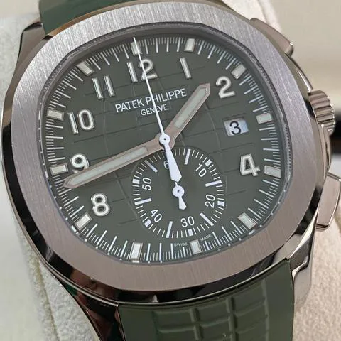 Patek Philippe Aquanaut 5968G-010 42mm White gold Green 3