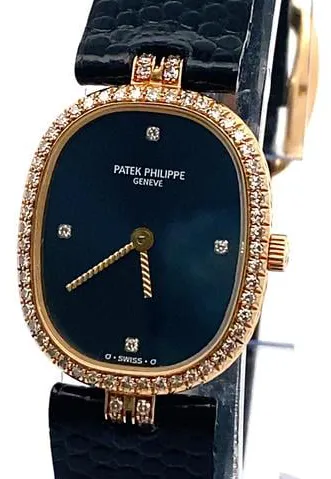 Patek Philippe Ellipse 4698 28.5mm Yellow gold Blue