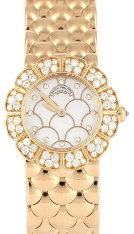 Patek Philippe 4872J-001 24mm Yellow gold Mother-of-pearl