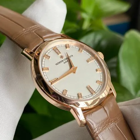 Vacheron Constantin Traditionnelle 25155/000R-9585 30mm Rose gold Silver 3