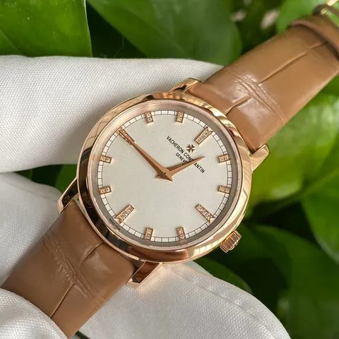 Vacheron Constantin Traditionnelle 25155/000R-9585 30mm Rose gold Silver 4