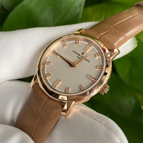 Vacheron Constantin Traditionnelle 25155/000R-9585 30mm Rose gold Silver 5