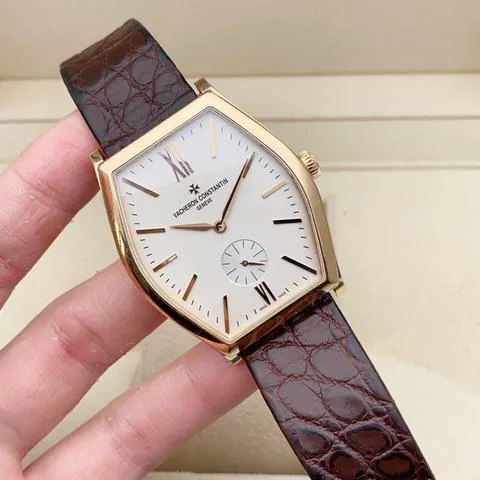 Vacheron Constantin Malte 82230/000R-9963 47.5mm Rose gold Silver