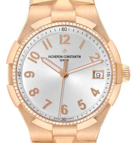 Vacheron Constantin Overseas 47560/D01R-9672 36mm Rose gold Silver