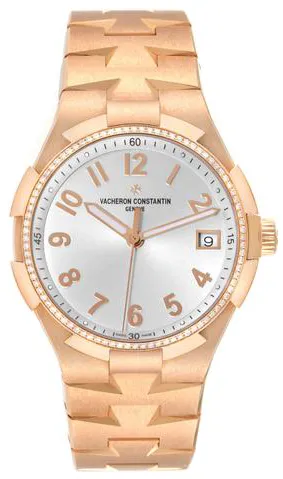 Vacheron Constantin Overseas 47560/D01R-9672 36mm Rose gold Silver 2