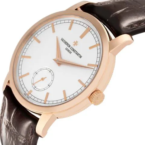 Vacheron Constantin Traditionnelle 82172/000R-9382 38mm Rose gold Silver 5