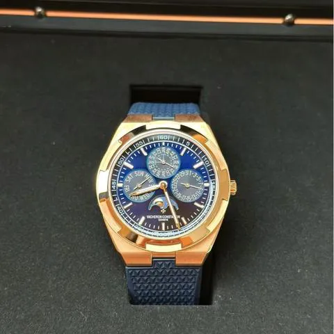 Vacheron Constantin Overseas 4300V/000R-B509 41.5mm Rose gold Blue