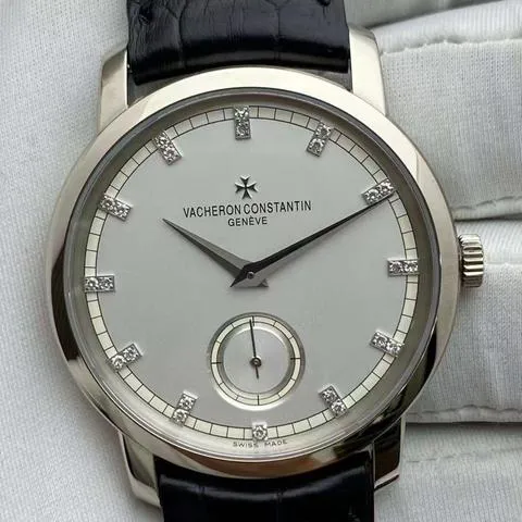 Vacheron Constantin Traditionnelle 82172/000G-9383 38mm White gold Silver