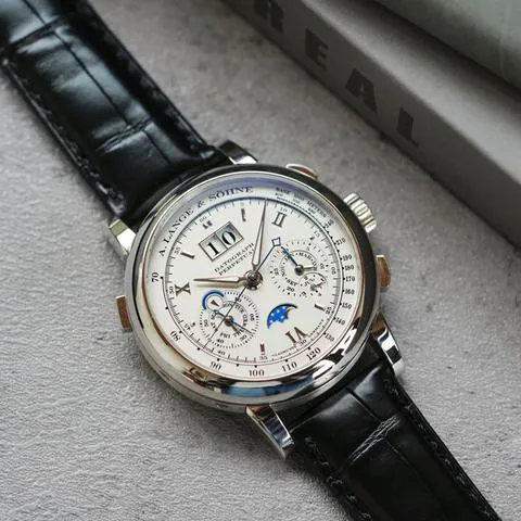 A. Lange & Söhne Datograph 410.025 41mm Platinum White