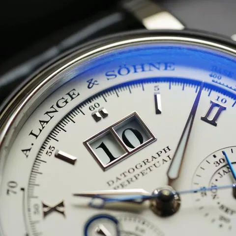 A. Lange & Söhne Datograph 410.025 41mm Platinum Silver 1