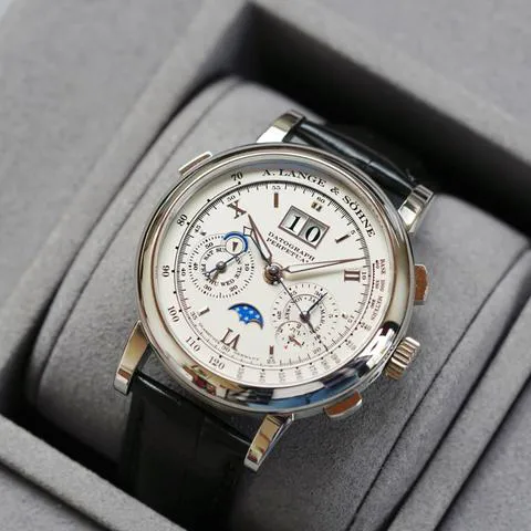 A. Lange & Söhne Datograph 410.025 41mm Platinum Silver 4