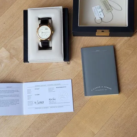 A. Lange & Söhne Lange 1 101.021 38mm Yellow gold Silver 2