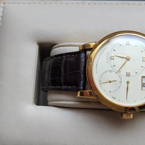 A. Lange & Söhne Lange 1 101.021 38mm Yellow gold Silver 6