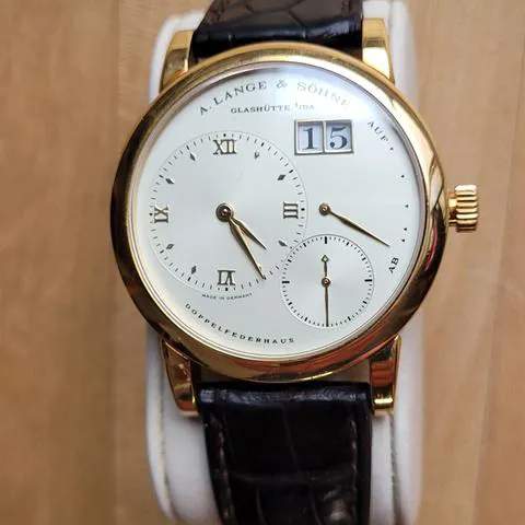 A. Lange & Söhne Lange 1 101.021 38mm Yellow gold Silver 14