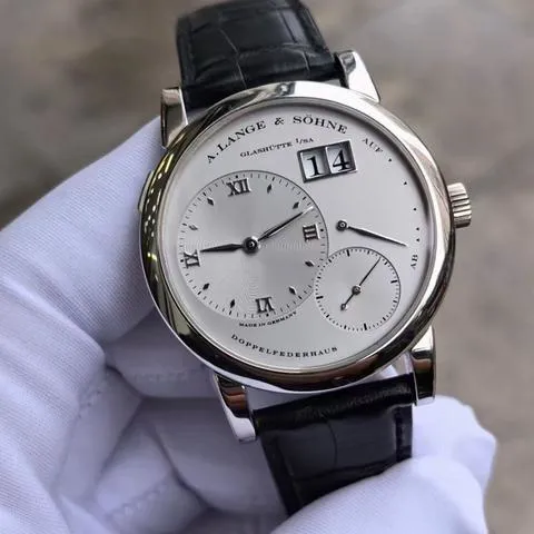 A. Lange & Söhne Lange 1 101.025 38.5mm Platinum Silver 1