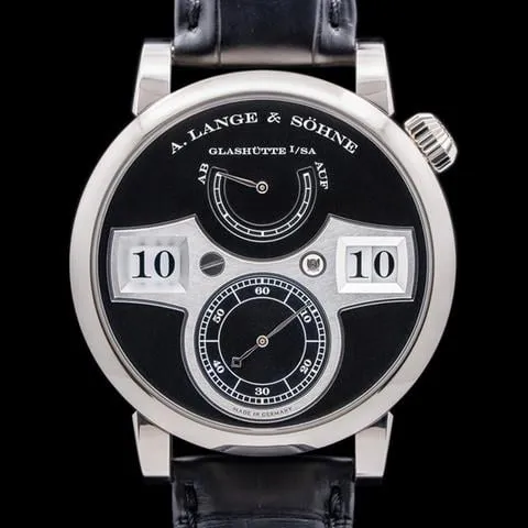 A. Lange & Söhne Lange Zeitwerk 140.029 42mm White gold Black