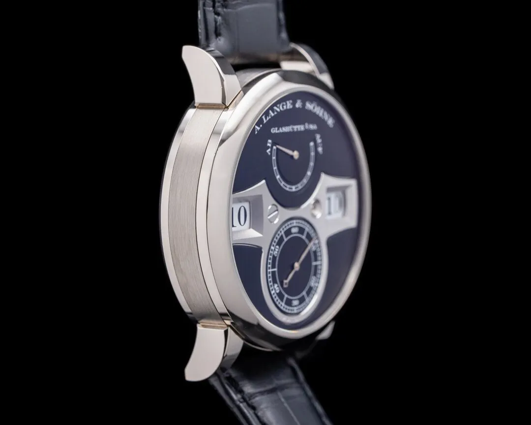 A. Lange & Söhne Lange Zeitwerk 140.029 42mm White gold Black 1