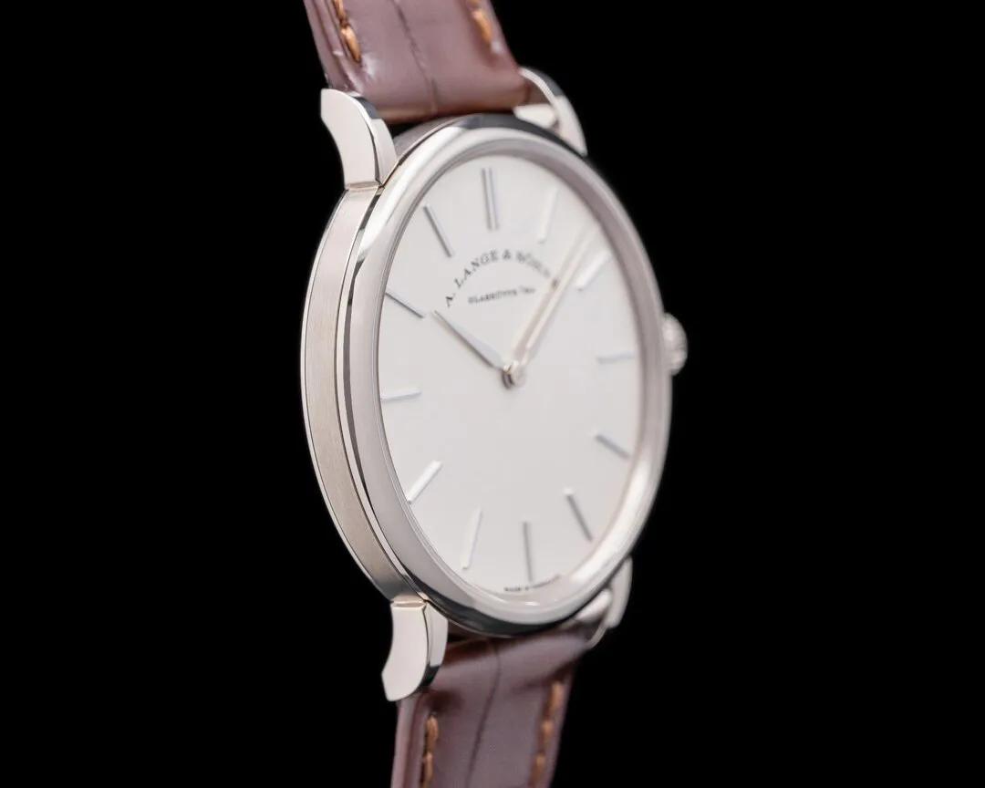 A. Lange & Söhne Saxonia 201.027 37mm White gold Silver 1