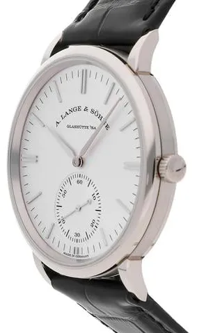 A. Lange & Söhne Saxonia 380.027 38mm White gold Silver 1