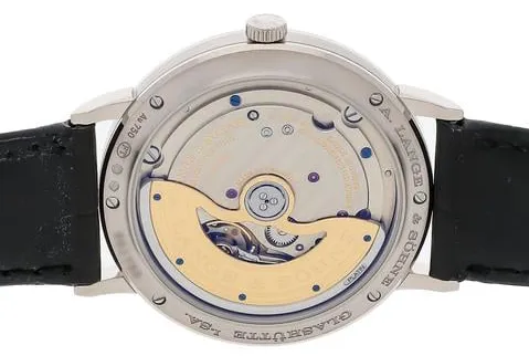 A. Lange & Söhne Saxonia 380.027 38mm White gold Silver 4