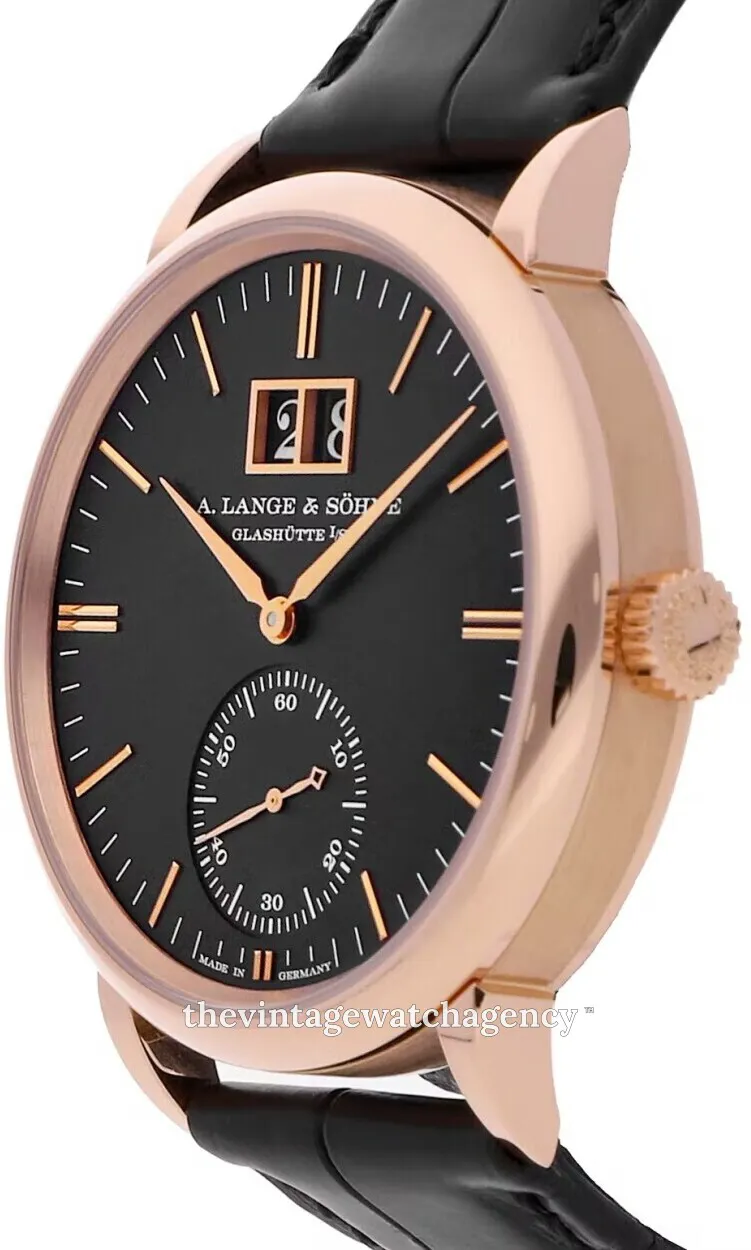 A. Lange & Söhne Saxonia 381.031 39mm Rose gold Black 1