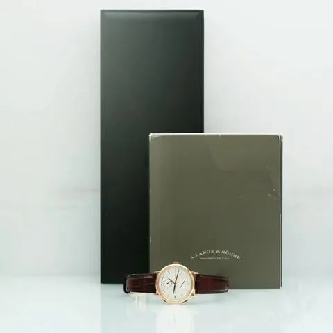 A. Lange & Söhne Saxonia 385.032 40mm Rose gold Silver 3