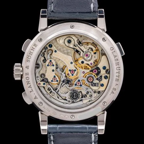 A. Lange & Söhne Saxonia 410.038E 41mm White gold Gray 3