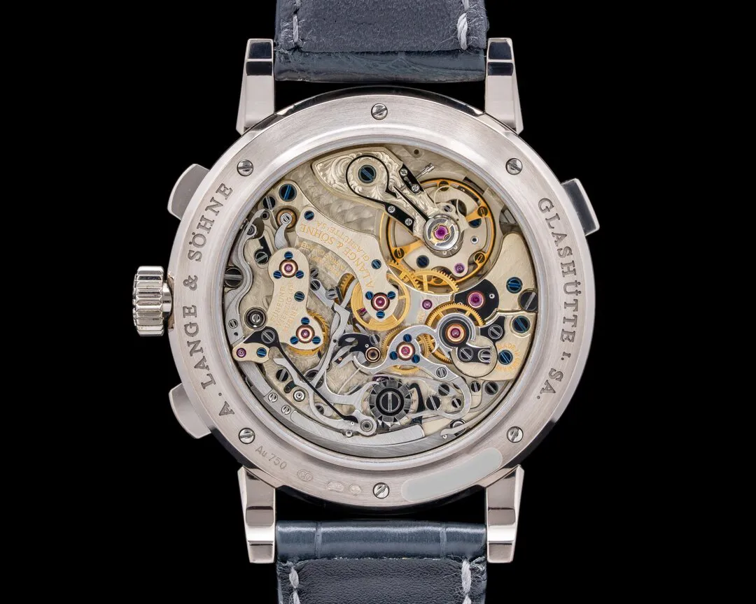 A. Lange & Söhne Saxonia 410.038E 41mm White gold Gray 3