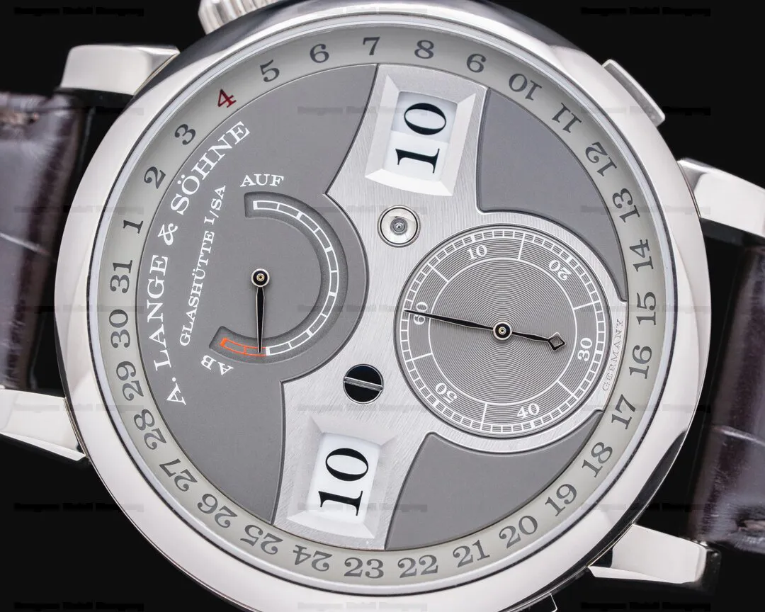 A. Lange & Söhne Zeitwerk 148.038 45mm White gold Gray 4