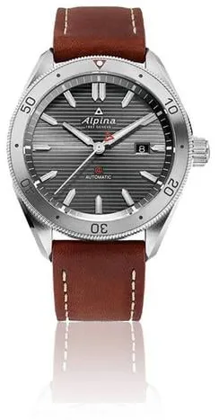 Alpina Alpiner AL-525G5AQ6 44mm Stainless steel Gray