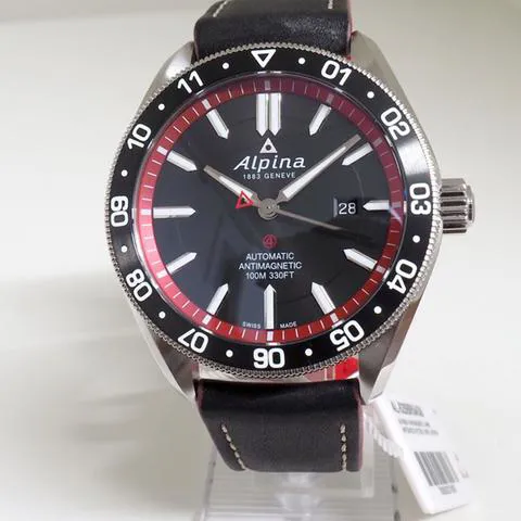 Alpina Alpiner 44mm Stainless steel Black