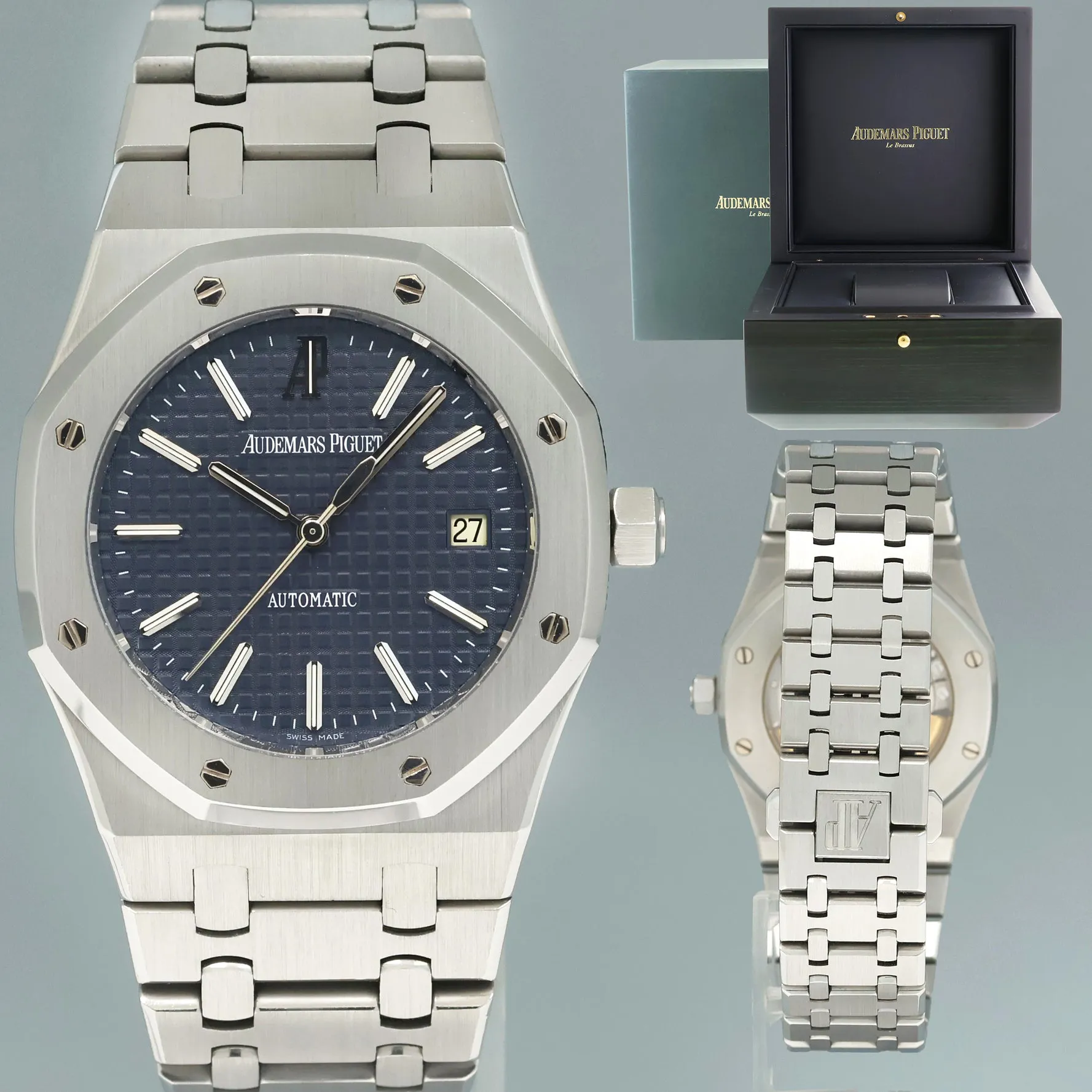 Audemars Piguet Royal Oak 15300ST.00.1220ST.02 39mm Stainless steel Blue