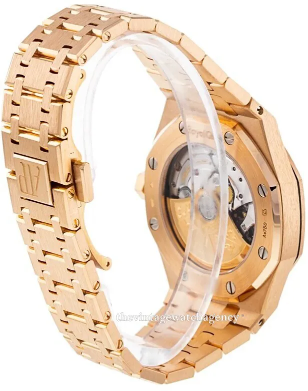 Audemars Piguet Royal Oak 15451OR.ZZ.1256OR.01 37mm Rose gold Silver 2