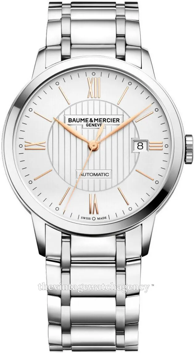 Baume & Mercier Classima M0A10374 40mm Stainless steel White