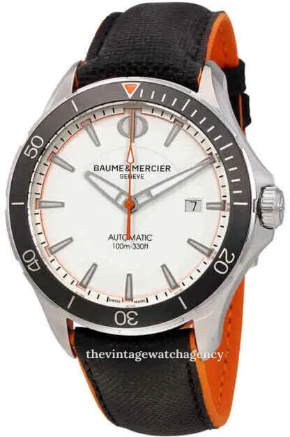 Baume & Mercier Clifton M0A10337 42mm Stainless steel White