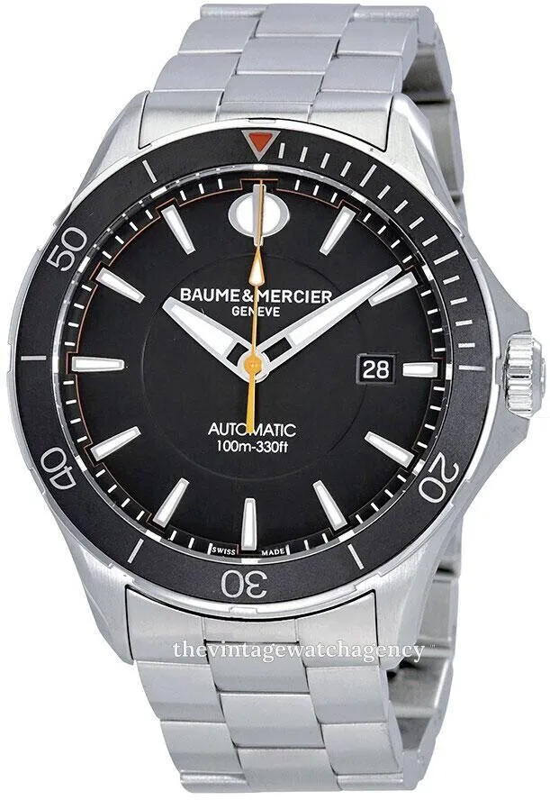 Baume & Mercier Clifton M0A10340 42mm Stainless steel Black