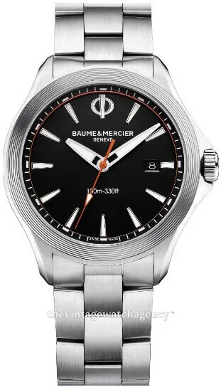 Baume & Mercier Clifton M0A10412 42mm Stainless steel Black