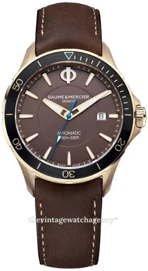 Baume & Mercier Clifton M0A10501 39mm Brushed/polished bronze Brown